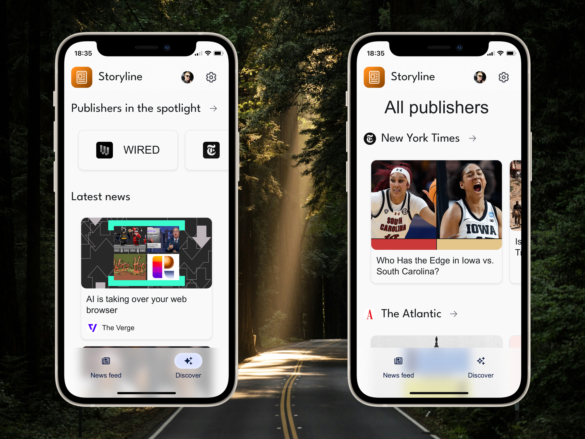 Introducing Storyline, the one place to get all your news